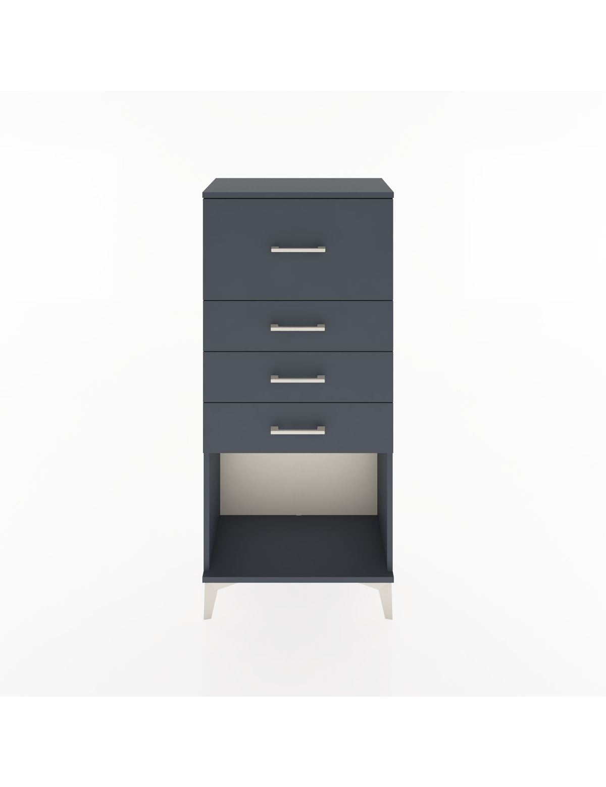 Hyperion Dolap 4 Çekmeceli 60x44x134 Antrasit-Antrasit