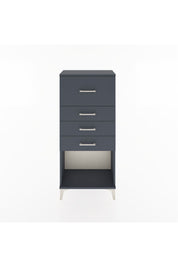 Hyperion Dolap 4 Çekmeceli 60x44x134 Antrasit-Antrasit