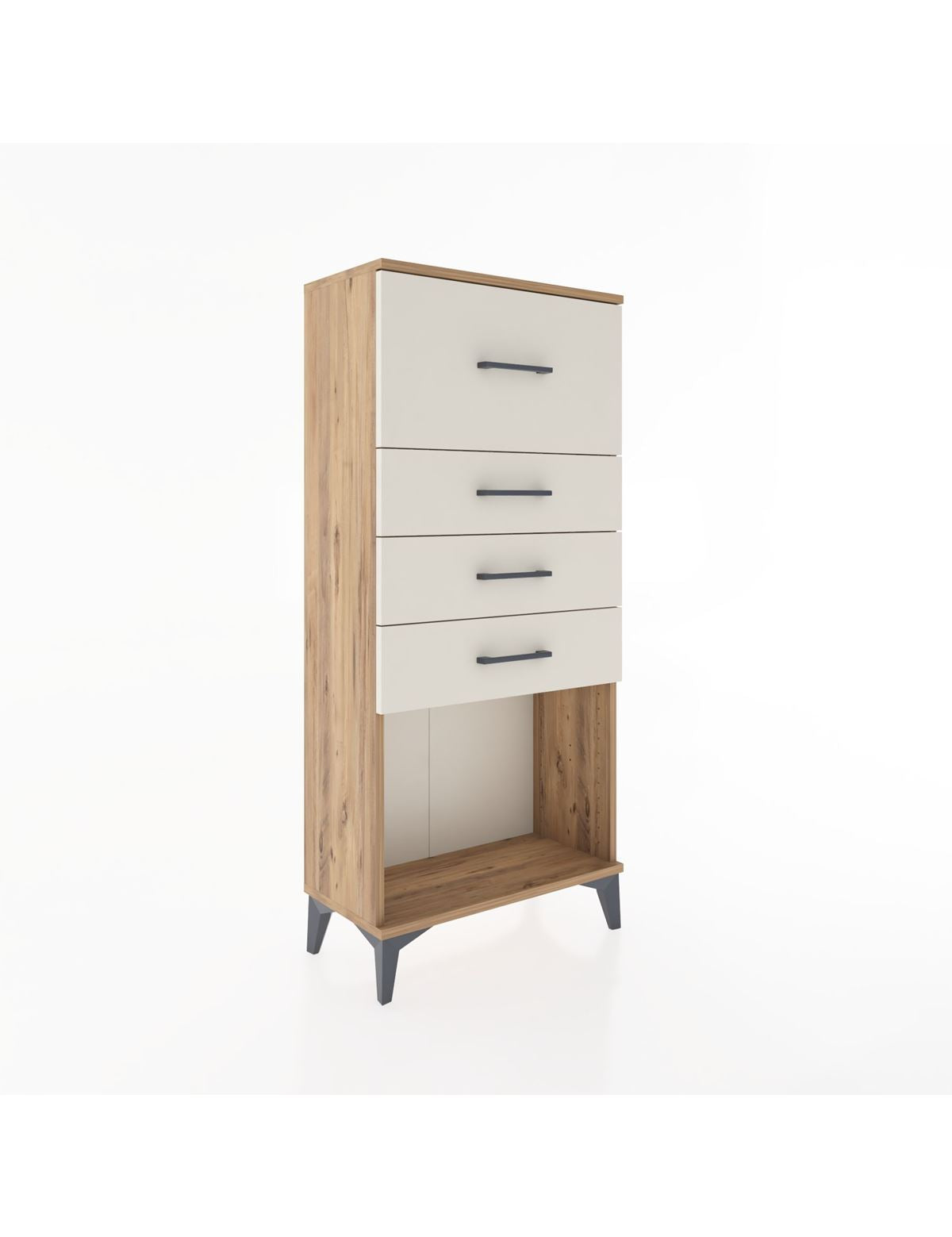Hyperion Dolap 4 Çekmeceli 60x44x134 Çam-Aytaşı