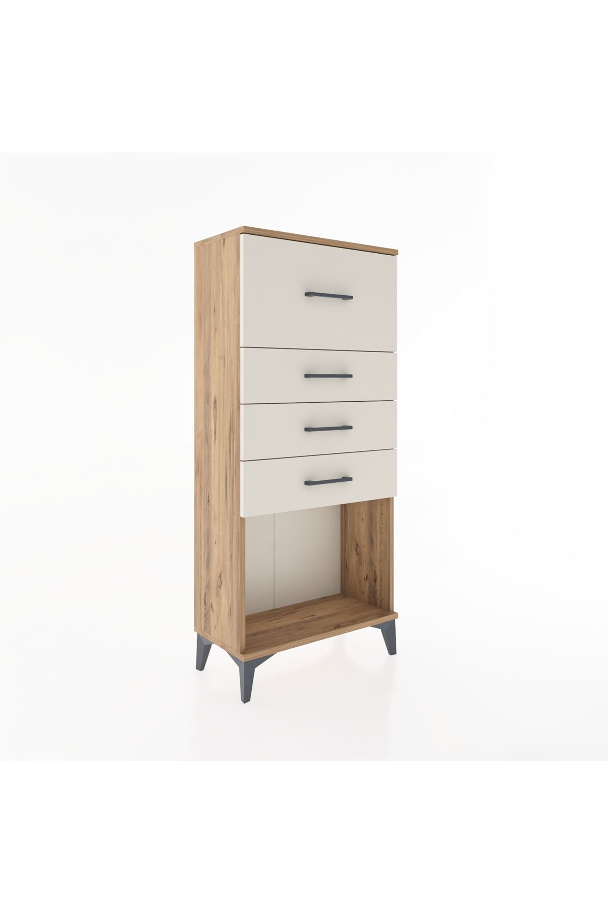 Hyperion Dolap 4 Çekmeceli 60x44x134 Çam-Aytaşı