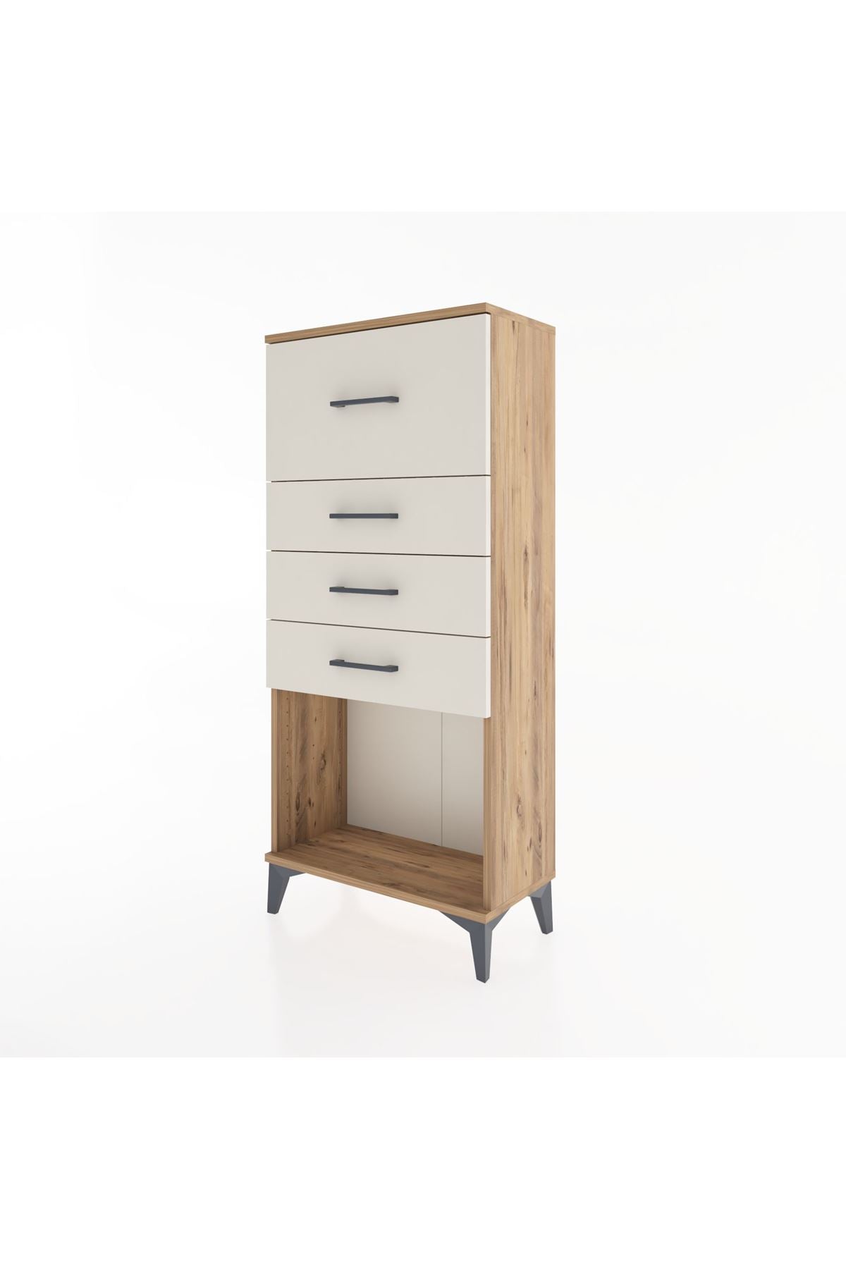 Hyperion Dolap 4 Çekmeceli 60x44x134 Çam-Aytaşı
