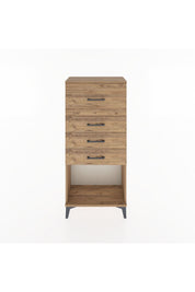 Hyperion Dolap 4 Çekmeceli 60x44x134 Çam-Çam
