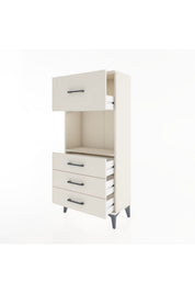 Hyperion Dolap Tek Raflı 4 Çekmeceli 60x44x134 - S50M027V1B