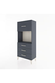 Hyperion Dolap Tek Raflı 4 Çekmeceli 60x44x134 - S50M027V5B