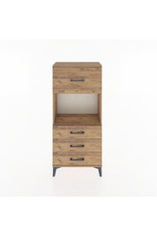 Hyperion Dolap Tek Raflı 4 Çekmeceli 60x44x134 - S50M027V9B