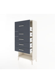 Hyperion Dolap 5 Çekmeceli 60x44x134 Aytaşı-Antrasit