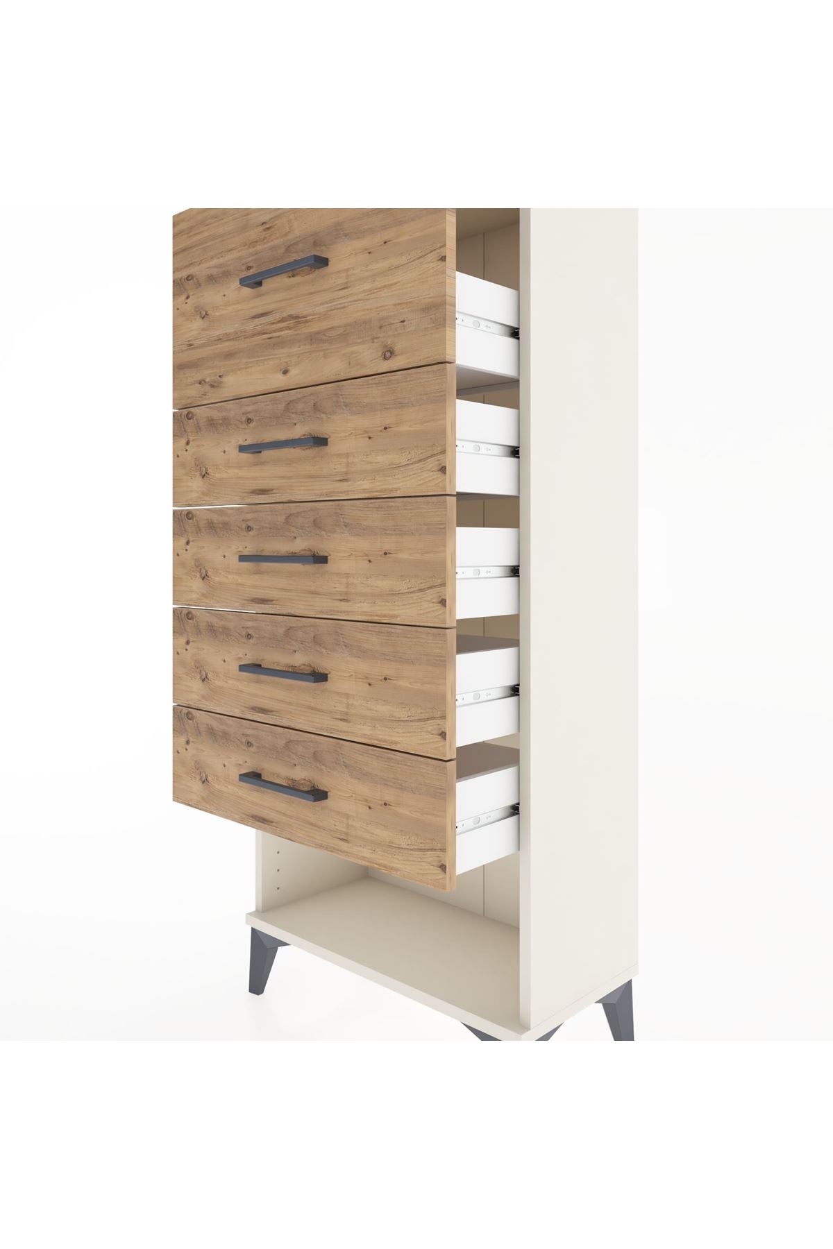 Hyperion Dolap 5 Çekmeceli 60x44x134 Aytaşı-Çam