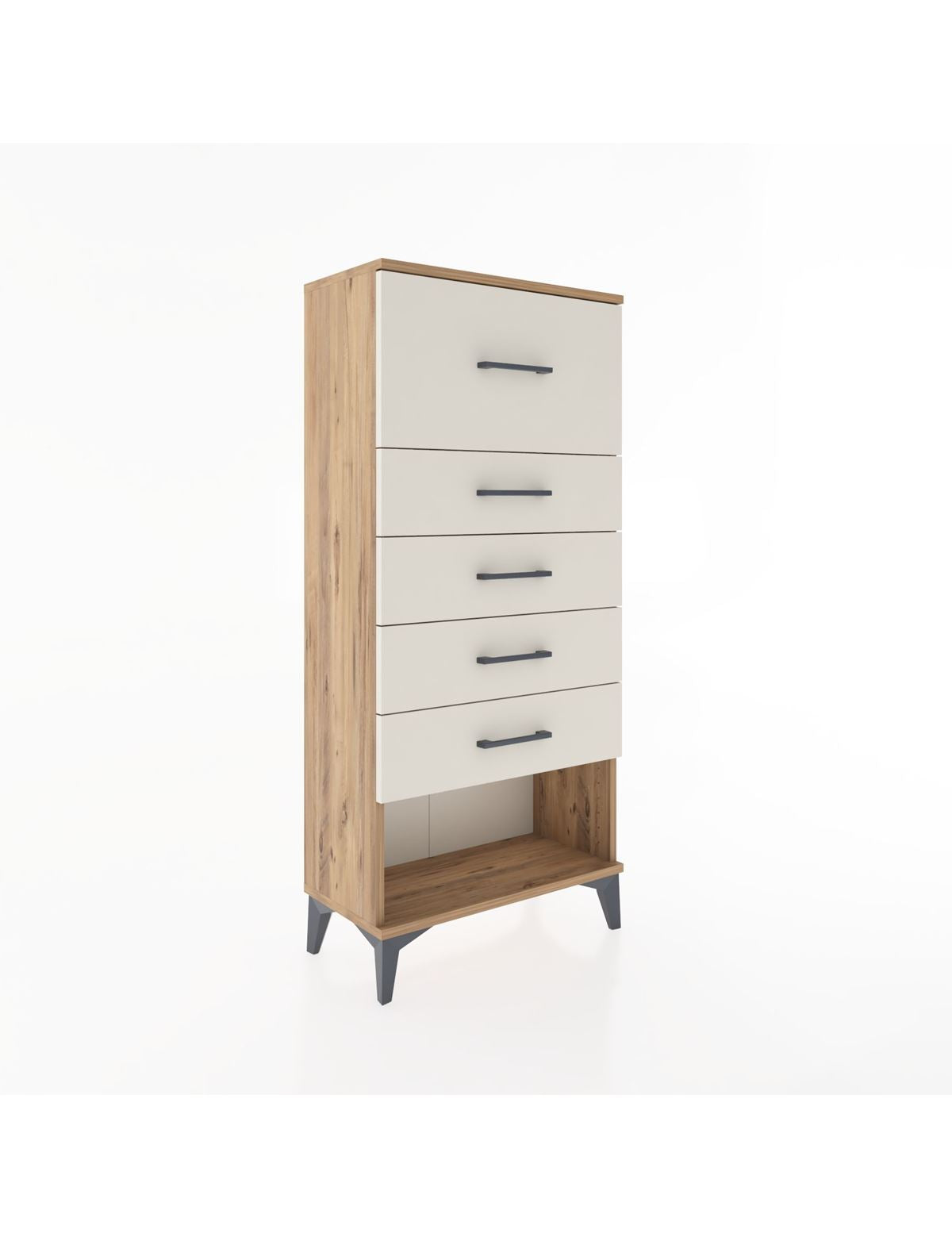 Hyperion Dolap 5 Çekmeceli 60x44x134 Çam-Aytaşı