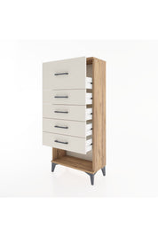 Hyperion Dolap 5 Çekmeceli 60x44x134 Çam-Aytaşı