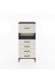 Hyperion Dolap Tek Raflı 5 Çekmeceli 60x44x134 - S50M029V4B