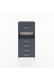 Hyperion Dolap Tek Raflı 5 Çekmeceli 60x44x134 - S50M029V5B
