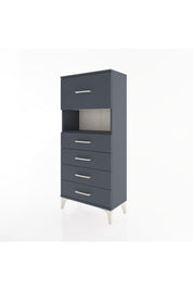 Hyperion Dolap Tek Raflı 5 Çekmeceli 60x44x134 - S50M029V5B
