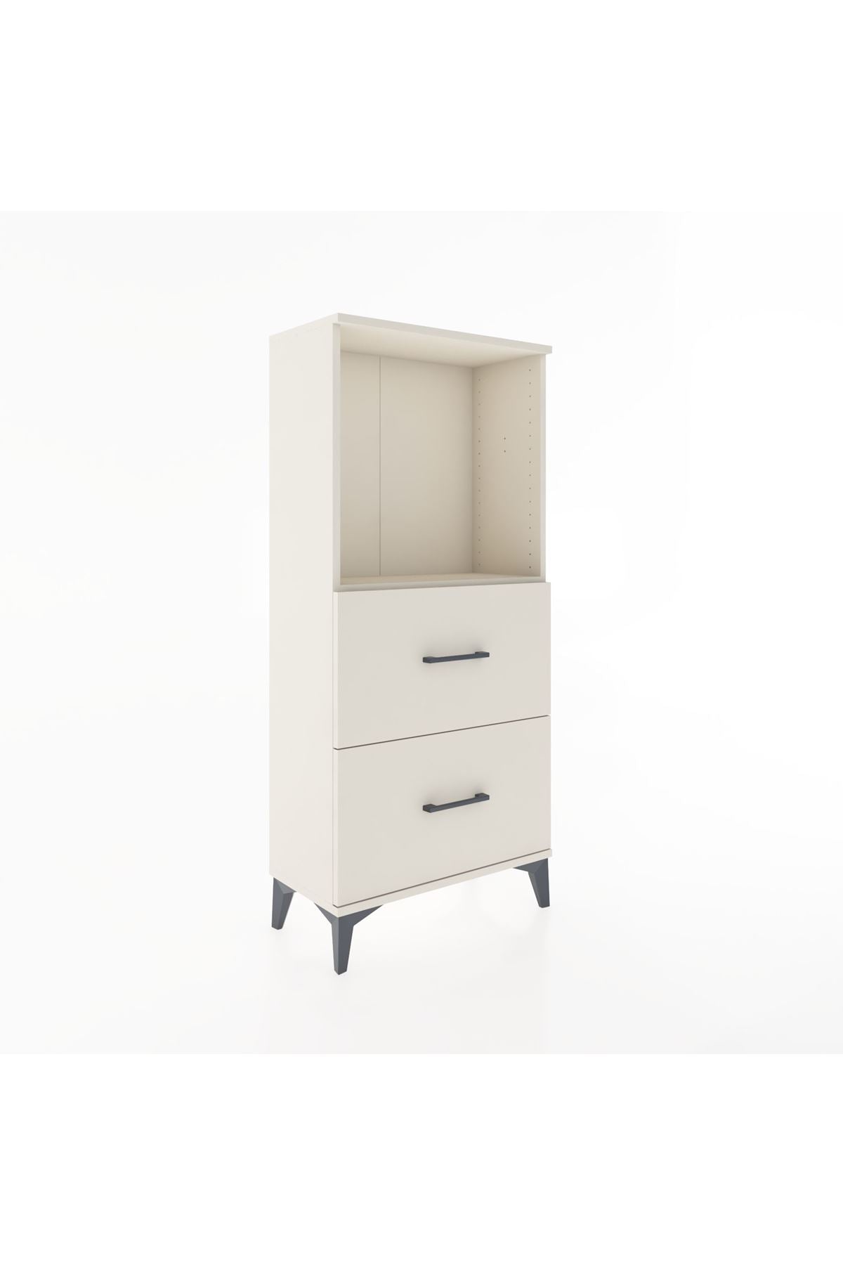 Hyperion Dolap Tek Raflı 2 Çekmeceli 60x44x134 - S50M030V1B