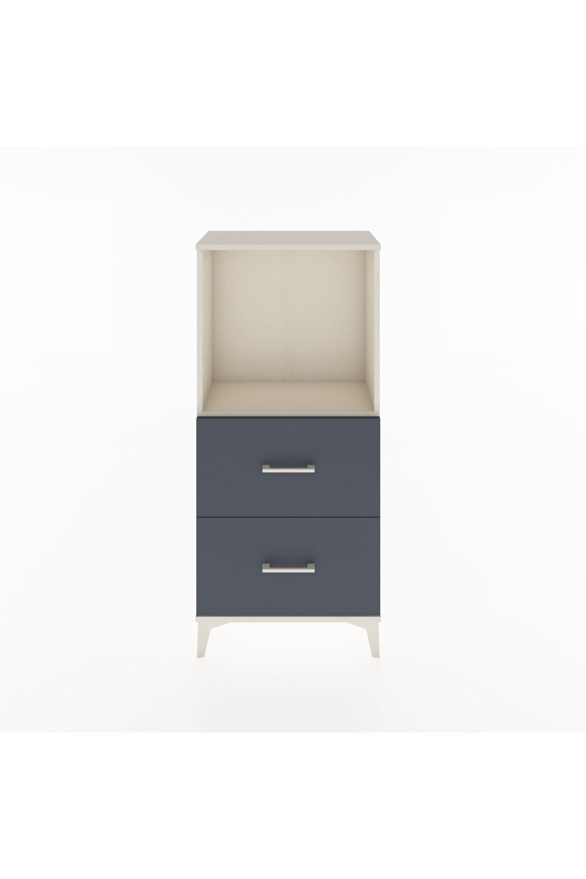 Hyperion Dolap Tek Raflı 2 Çekmeceli 60x44x134 - S50M030V2B