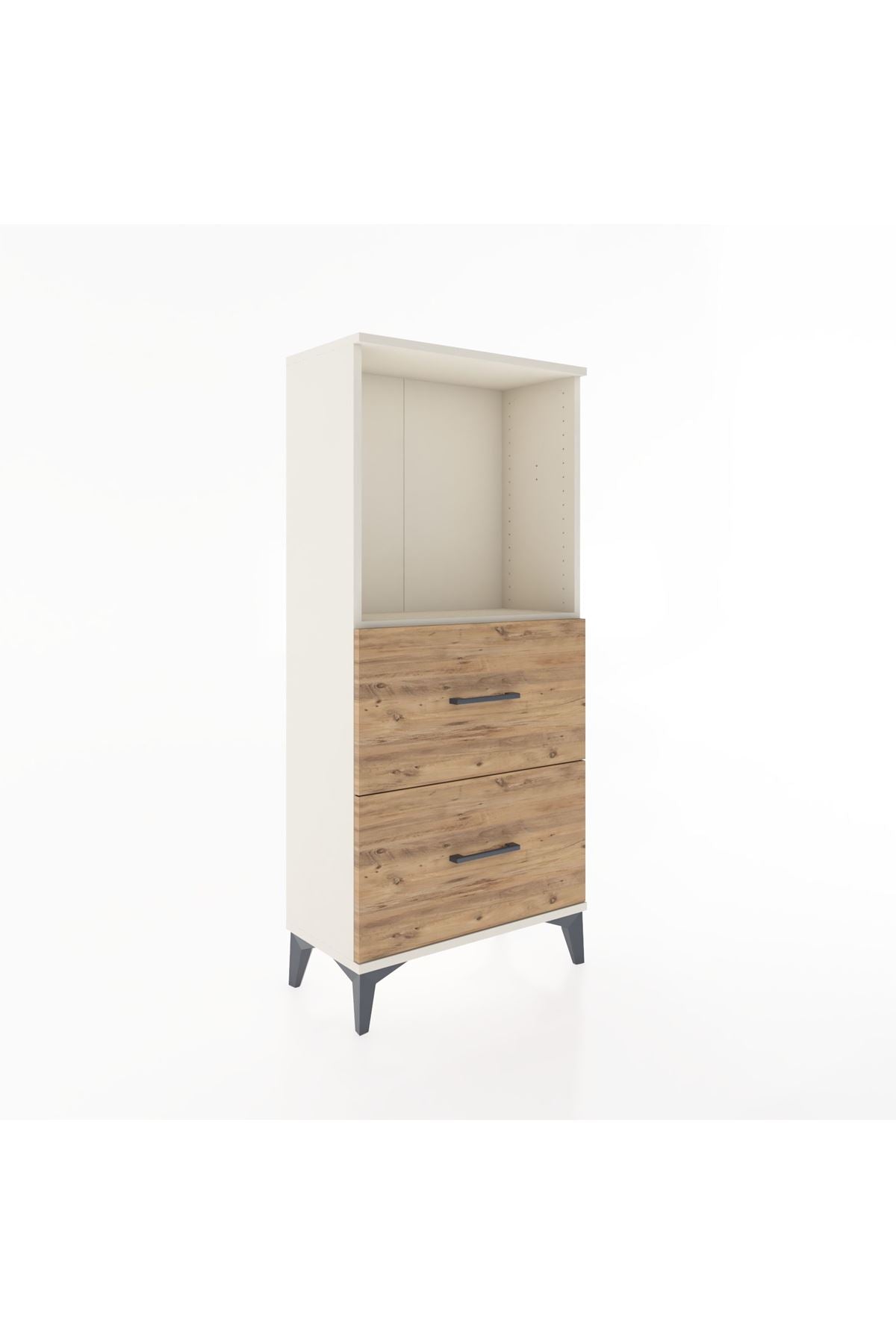 Hyperion Dolap Tek Raflı 2 Çekmeceli 60x44x134 - S50M030V3B