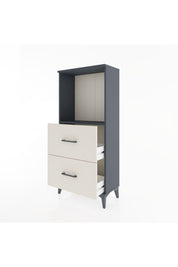Hyperion Dolap Tek Raflı 2 Çekmeceli 60x44x134 - S50M030V4B