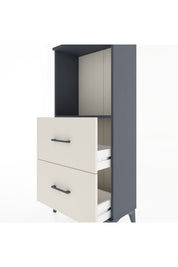 Hyperion Dolap Tek Raflı 2 Çekmeceli 60x44x134 - S50M030V4B