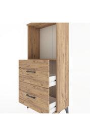 Hyperion Dolap Tek Raflı 2 Çekmeceli 60x44x134 - S50M030V9B