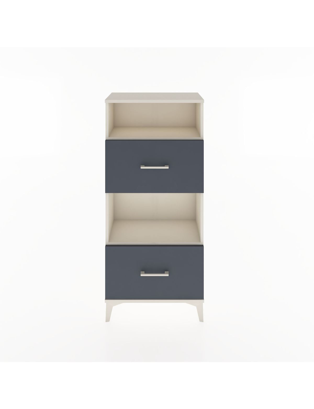 Hyperion Dolap 2 Raflı 2 Çekmeceli 60x44x134 Aytaşı-Antrasit