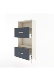 Hyperion Dolap 2 Raflı 2 Çekmeceli 60x44x134 Aytaşı-Antrasit