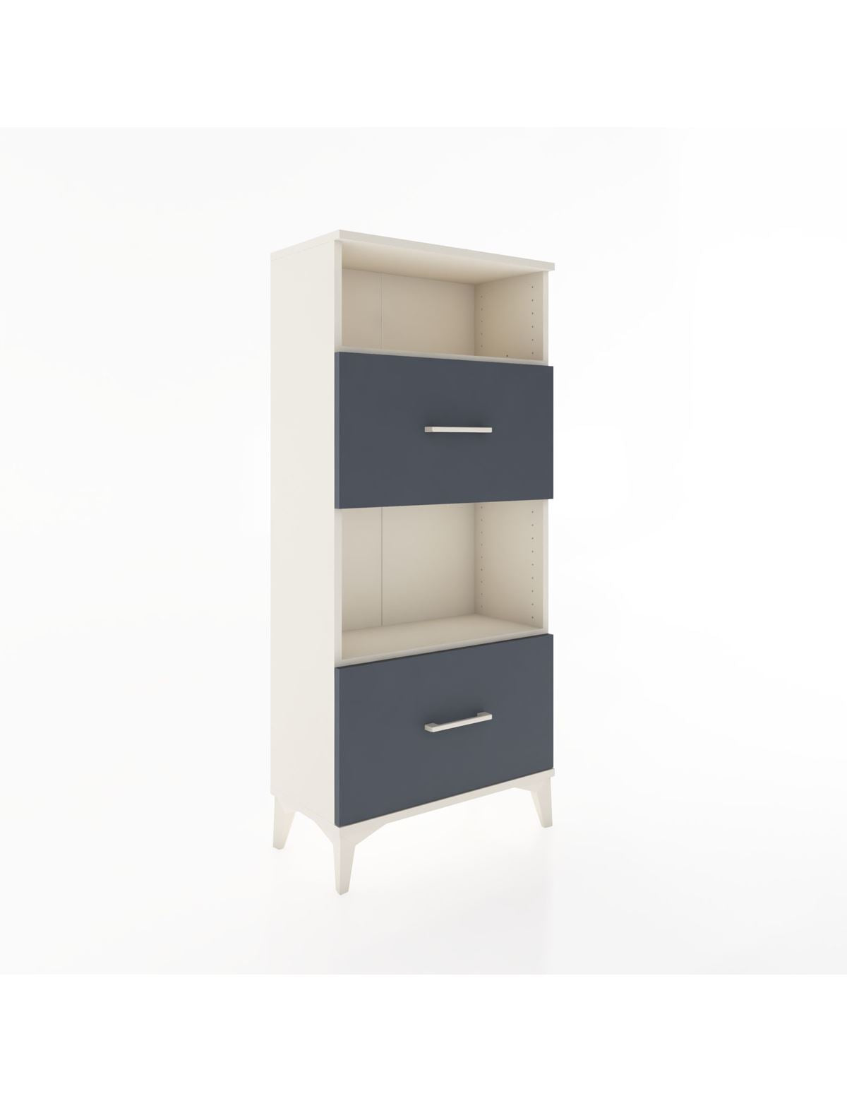 Hyperion Dolap 2 Raflı 2 Çekmeceli 60x44x134 Aytaşı-Antrasit