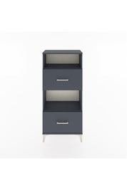 Hyperion Dolap 2 Raflı 2 Çekmeceli 60x44x134 Antrasit-Antrasit