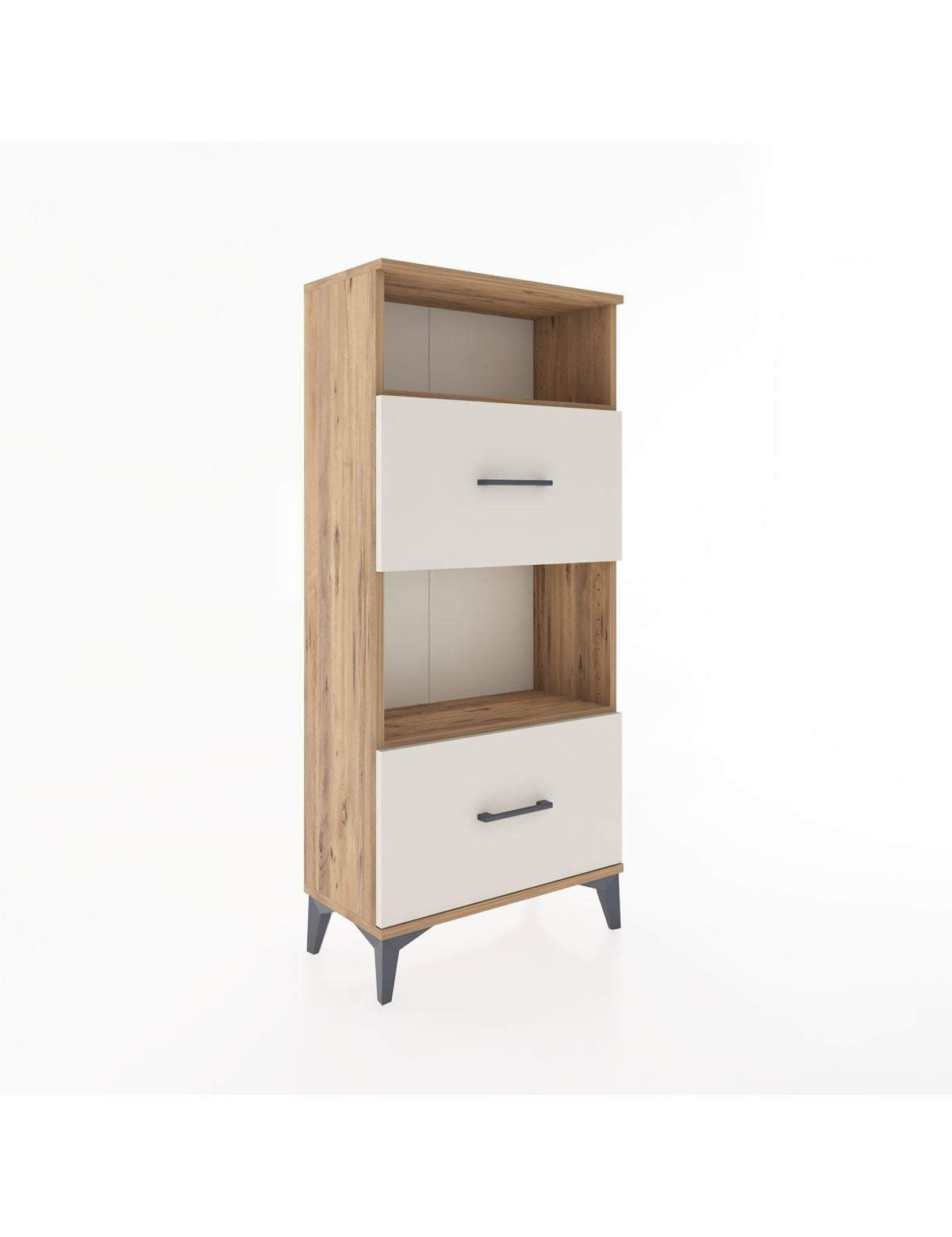 Hyperion Dolap 2 Raflı 2 Çekmeceli 60x44x134 Çam-Aytaşı