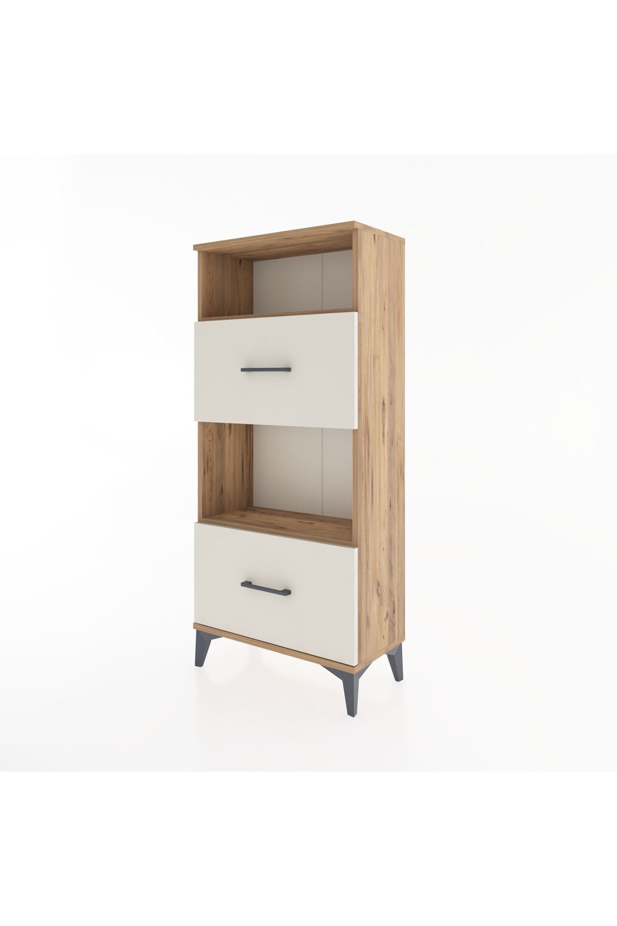 Hyperion Dolap 2 Raflı 2 Çekmeceli 60x44x134 Çam-Aytaşı