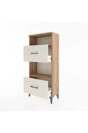 Hyperion Dolap 2 Raflı 2 Çekmeceli 60x44x134 Çam-Aytaşı