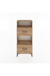 Hyperion Dolap 2 Raflı 2 Çekmeceli 60x44x134 Çam-Çam