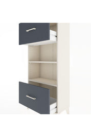 Hyperion Dolap 2 Raflı 2 Çekmeceli 60x44x134 Aytaşı-Antrasit