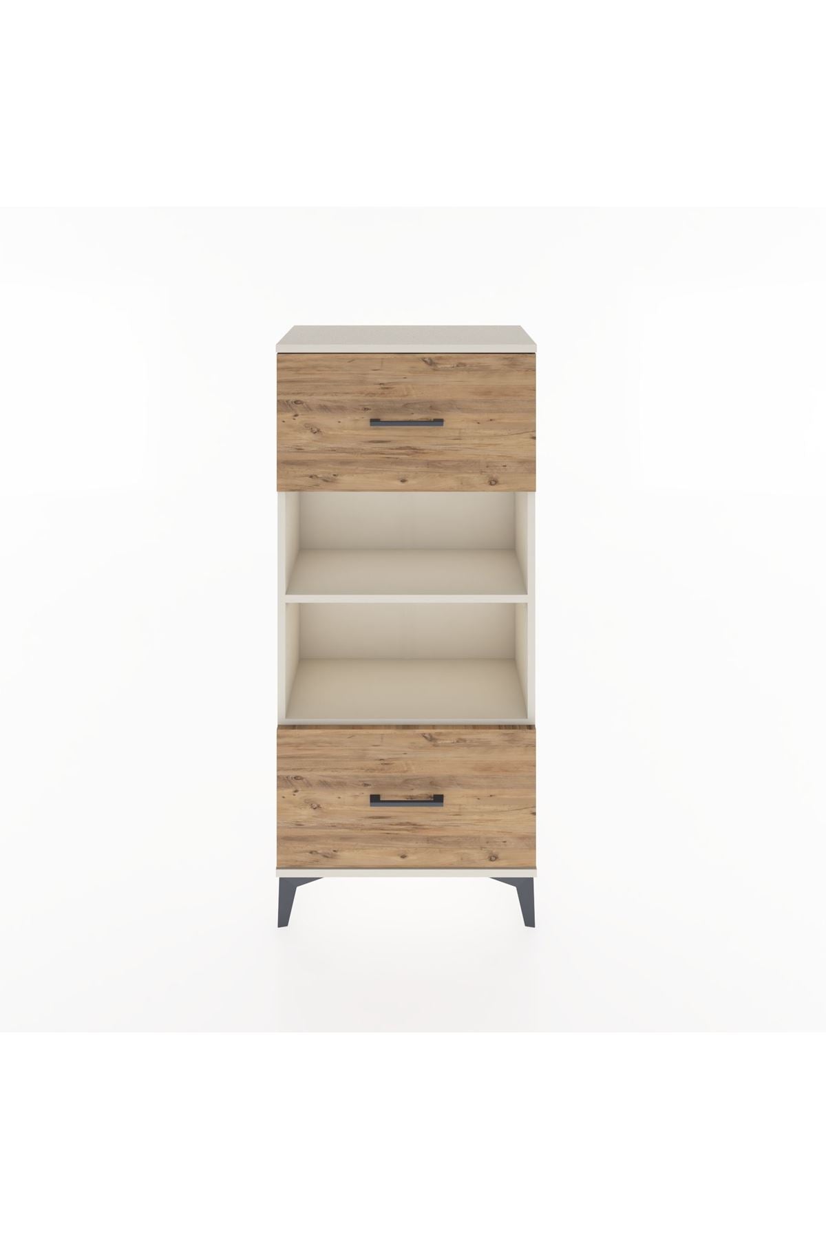 Hyperion Dolap 2 Raflı 2 Çekmeceli 60x44x134 Aytaşı-Çam