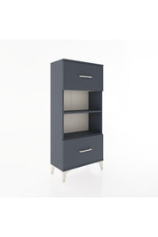 Hyperion Dolap 2 Raflı 2 Çekmeceli 60x44x134 Antrasit-Antrasit