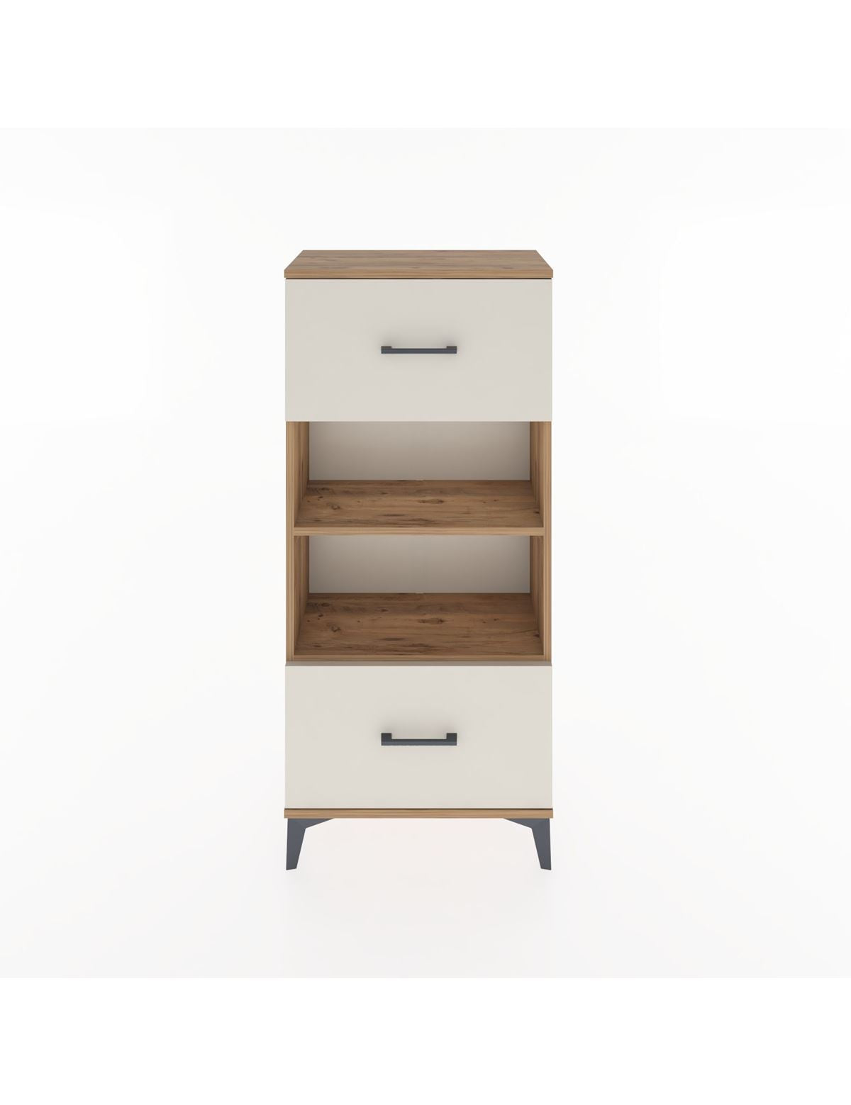 Hyperion Dolap 2 Raflı 2 Çekmeceli 60x44x134 Çam-Aytaşı