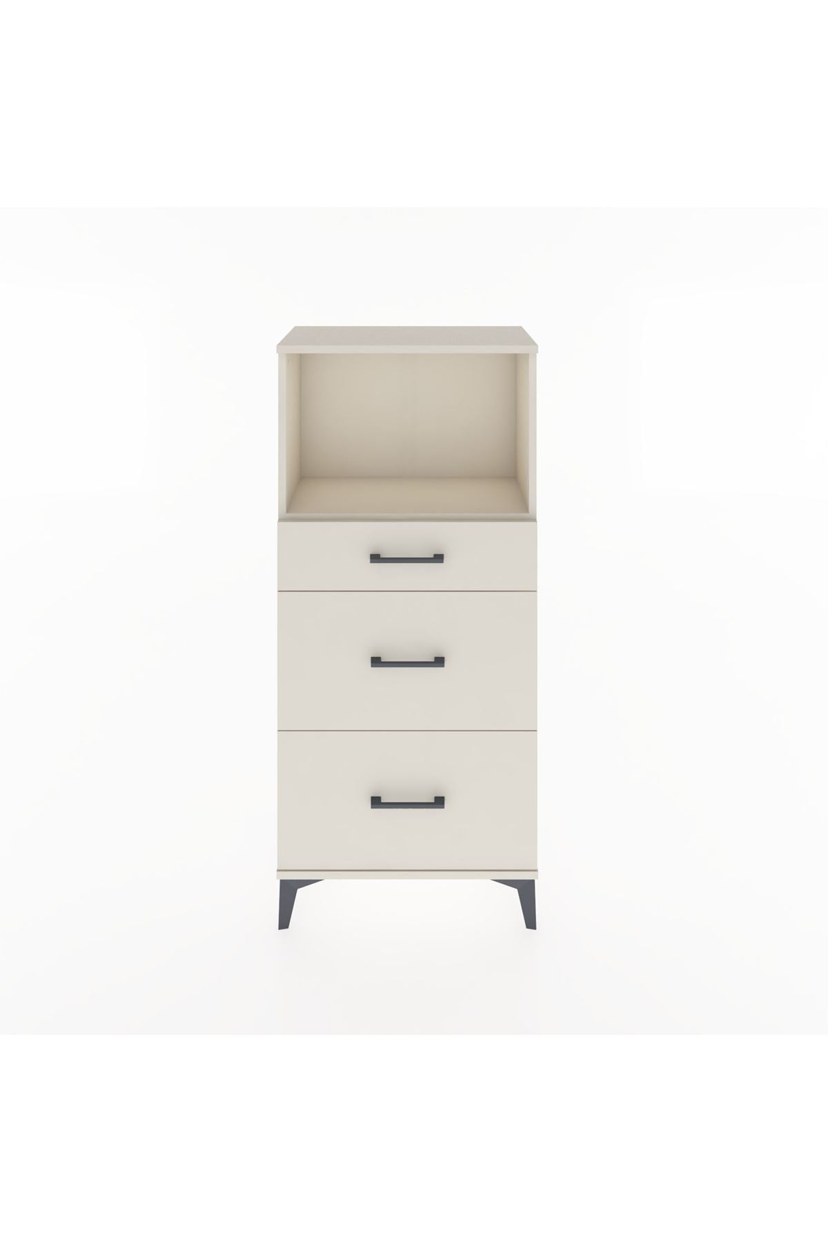Hyperion Dolap Tek Raflı 3 Çekmeceli 60x44x134 - S50M033V1B