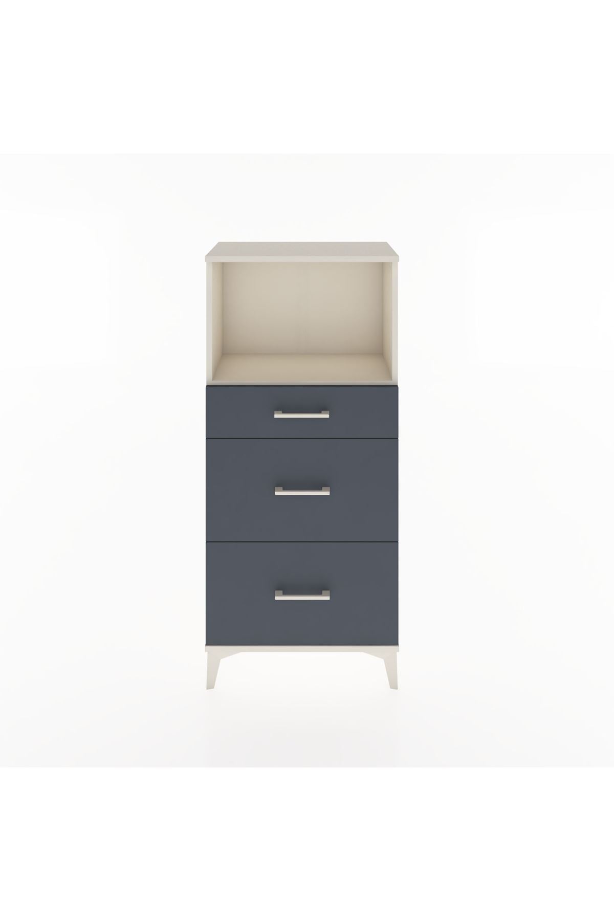 Hyperion Dolap Tek Raflı 3 Çekmeceli 60x44x134 - S50M033V2B