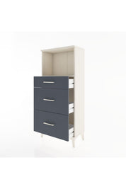 Hyperion Dolap Tek Raflı 3 Çekmeceli 60x44x134 - S50M033V2B