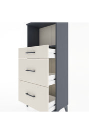 Hyperion Dolap Tek Raflı 3 Çekmeceli 60x44x134 - S50M033V4B