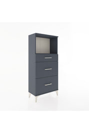 Hyperion Dolap Tek Raflı 3 Çekmeceli 60x44x134 - S50M033V5B