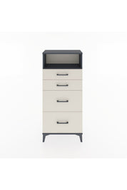 Hyperion Dolap Tek Raflı 4 Çekmeceli 60x44x134 - S50M034V4B