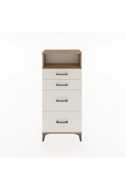 Hyperion Dolap Tek Raflı 4 Çekmeceli 60x44x134 - S50M034V7B