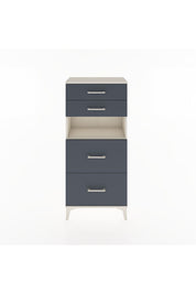 Hyperion Dolap Tek Raflı 4 Çekmeceli 60x44x134 - S50M035V2B