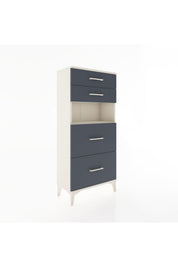 Hyperion Dolap Tek Raflı 4 Çekmeceli 60x44x134 - S50M035V2B