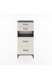 Hyperion Dolap Tek Raflı 4 Çekmeceli 60x44x134 - S50M035V4B