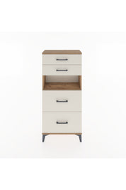 Hyperion Dolap Tek Raflı 4 Çekmeceli 60x44x134 - S50M035V7B