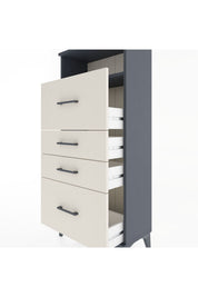 Hyperion Dolap Tek Raflı 4 Çekmeceli 60x44x134 - S50M036V4B