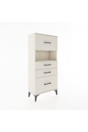 Hyperion Dolap Tek Raflı 4 Çekmeceli 60x44x134 - S50M037V1B