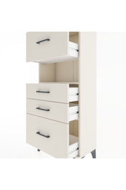 Hyperion Dolap Tek Raflı 4 Çekmeceli 60x44x134 - S50M037V1B