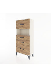 Hyperion Dolap Tek Raflı 4 Çekmeceli 60x44x134 - S50M037V3B