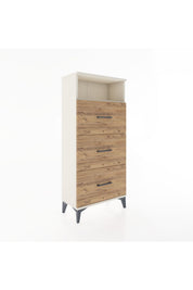 Hyperion Dolap Tek Raflı 3 Çekmeceli 60x44x134 - S50M038V3B